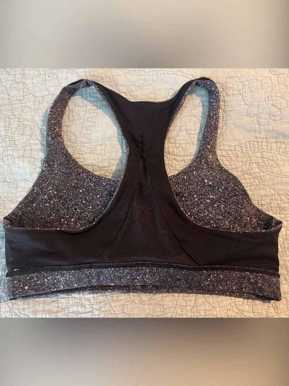 Lululemon athletica Women's Sparkle Black Racerback Sports Bra